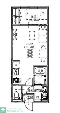 KEIAI RESIDENCE 蒲生の物件間取画像